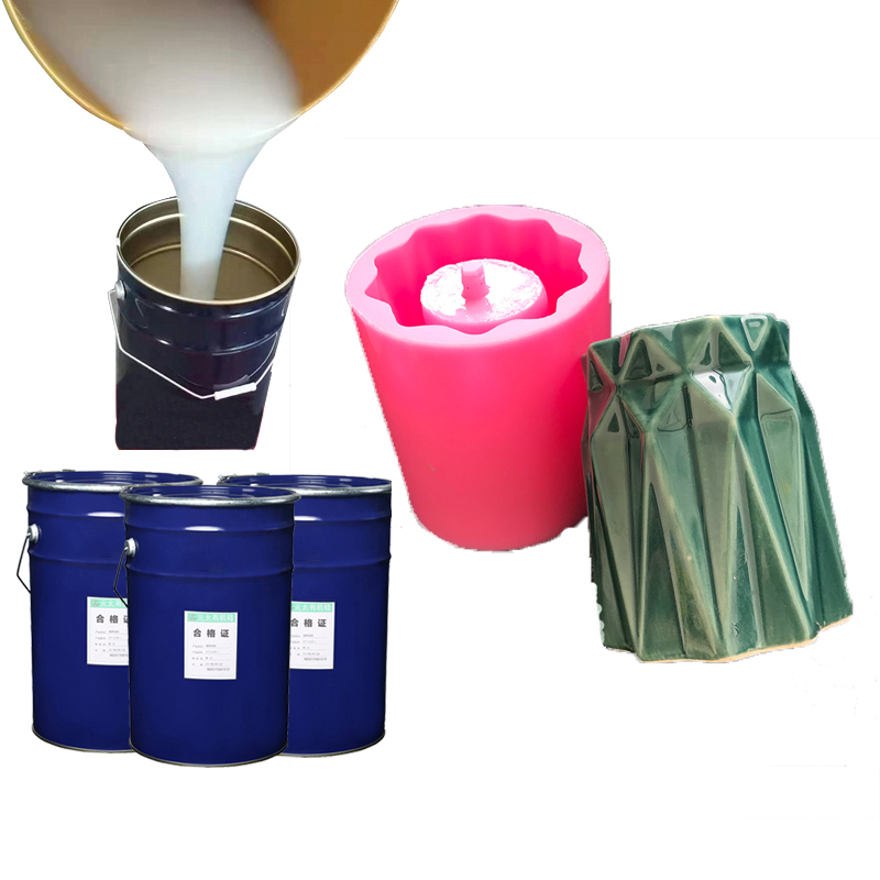 Легкое высвобождение Низкая вязкость 100:2 оловянных отверждения rtv2 силиконовые резиновые керамические формы сырьевые материалы