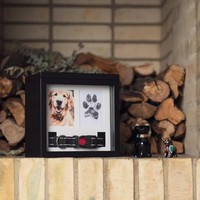 Urne funéraire moderne en MDF personnalisée pour chiens et chats, cercueil artisanal pour animaux de compagnie avec motifs faits à la main, fournitures commémoratives funéraires en gros