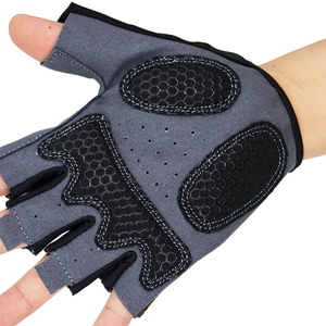 OEM Conception personnalisée GEL Rembourré Demi-doigt Gants de cyclisme sur route Gants d'entraînement sportif pour l'équitation Maille respirante - Product Image 2