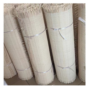 Hoogwaardig natuurlijk gesloten gaas van rotan, geweven gebleekte rotan webbing rol - Product Image 1