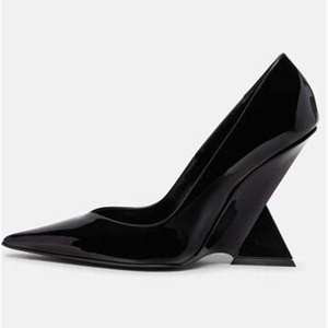 2024 New Arrival Sandalias De Damas Unique Mules Trendy HIgh <b>Heel</b> Sandals Women Slides Shoes - Product Image 3