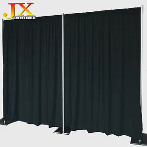 Adjustable Backdrop Pipe And Drape Kit Outdoor Stage Curtain Wall Aluminum Pipe Poles Stand Decoration For Weddings and Event