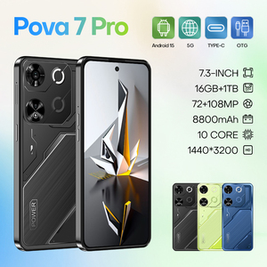 2025 Pova 7 Pro 7.3 \ "5G Điện Thoại 16GB + 1Tb 72MP + 108MP Phía Sau Máy Ảnh Android 15 Nhà Máy Bán Buôn Deca Core CPU CDMA/LTE Di Động HD - Product Image 2