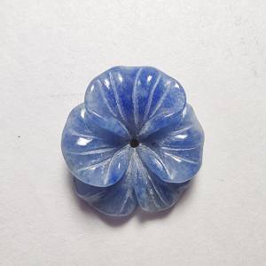 Csja — pierres précieuses exquises, jolies pierres précieuses naturelles, en forme de fleur, pour la conception, F589 - Product Image 1