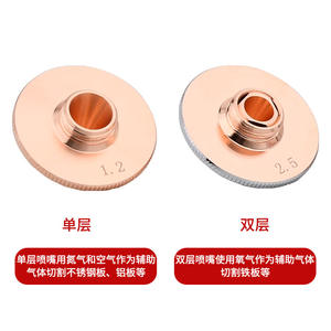 Buse de découpe laser D28M11, tête laser à fibre de cuivre de 28 mm, haute précision pour la découpe des métaux, fabrication Shandong - Product Image 4