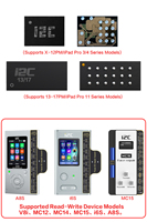 Chip Integrado Universal I2C para iPhone X XR 11 12 13 14 15 16 17 Series, Chip de Reparación de Matriz de Puntos Face ID, Herramienta de Reparación de Teléfonos