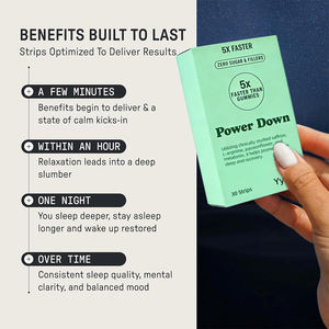 OEM/ODM Tiras Orales de Melatonina Veganas Sin Azúcar para Adultos, Suplemento Dietético para Ayudar a Dormir Profundamente y Reducir el Ruido Mental - Product Image 4