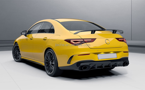 Becquet noir brillant ABS flambant neuf, aileron de coffre arrière pour Mercedes Benz W118, C118, CLA35, CLA180, CLA200, CLA250, CLA45, <span class=keywords><strong>AMG</strong></span> <span class=keywords><strong>Line</strong></span>, Style GT de <span class=keywords><strong>2019</strong></span> à 2024 - Product Image 6