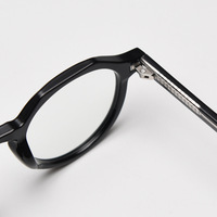 Montures de lunettes de Prescription rétro Lunettes en acétate de haute qualité 2025 Montures de lunettes rondes de luxe pour hommes