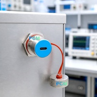 Adaptateur de montage sur panneau USB Type-C robuste IP67, connecteur de châssis USB 3.1, extension de traversée pour boîtier d'équipement industriel