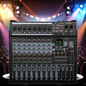 Consola mezcladora de entrada profesional de 6/8/12/16 canales, nuevo reproductor de MP3 con efecto 99 DSP con Bulltooth, función de grabación - Product Image 6