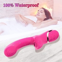 Kovida 10-Gang-Vibrator Tragbarer Klitoris-Saugvibrator für Frauen Starker Nippelsauger Dildo-Saugvibratoren