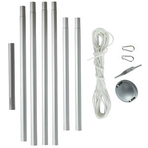 6,3 м алюминиевый флагшток диаметром 2 дюйма - Product Image 1