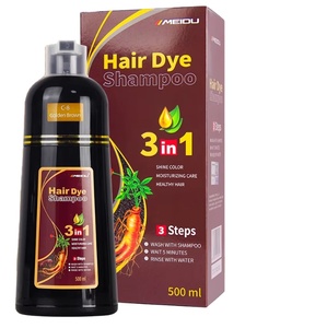 Champú Profesional Anticaspa con la Mejor Fórmula Herbal, Tinte Herbal para el Cabello Negro Natural Oscuro, para un Cuidado Profundo del Cabello - Product Image 1