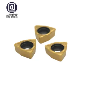 Zhuzhou menghasilkan sisipan karbida produces memiliki U bor dalam stok untuk pemrosesan baja tahan karat sisipan