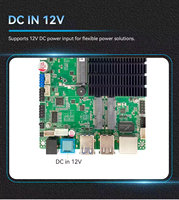 Placa Base Integrada con Procesador Intel Celeron J4125, Mini ITX, DDR4, Puertos SATA, Servidor, Gigabit Ethernet