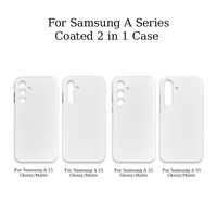 Coque de téléphone vierge par sublimation pour Samsunng A14 5g 3d 2 en 1 coque de téléphone par sublimation pour Samsunng A54
