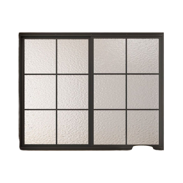 Modern Style Cream Wind Indoor Partition Sliding Window Plastic False Window Glass for Living Room Kitchen Bedroom Interior