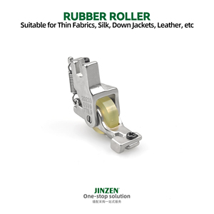 จักรเย็บผ้าอุตสาหกรรมแบบราบ รุ่น JINZEN JZ-13888 <span class=keywords><strong>T168</strong></span> พร้อมตีนผีแบบลูกกลิ้งปรับได้สำหรับดึงซิปขึ้น - Product Image 4