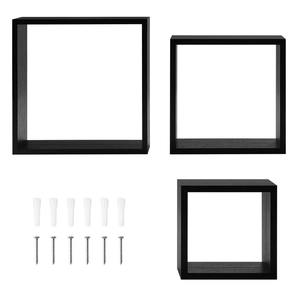 Étagères murales carrées flottantes pour la décoration intérieure, <span class=keywords><strong>rangement</strong></span> pour salon et chambre, présentoir pour plantes et fixation d'œuvres d'art - Product Image 4