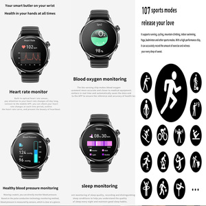 J45 Thời Trang Xoay Thiết Kế Smartwatch 1.43 Inch Amoled 466*466 HD Màn Hình 107 Thể Thao Bt Gọi Thông Minh Đồng Hồ J45 - Product Image 5