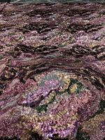 Nouveau tissu de robe de mariée haut de gamme en tricot respirant et extensible, brodé de sequins géométriques colorés haute densité pour filles
