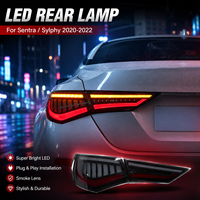 Feux arrière LED rouges améliorés, clignotants séquentiels, étanches, remplacement direct pour Nissan Sylphy Sentra B17 2019