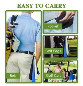 Serviette de golf en microfibre personnalisée avec logo imprimé, petite serviette de golf en microfibre tissée par sublimation pour le sport – Offre spéciale - Product Image 4