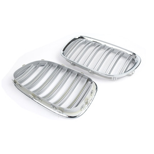Rejilla delantera para BMW F02, doble línea, galvanizada, de plástico ABS, para 2009-2015 - Product Image 2