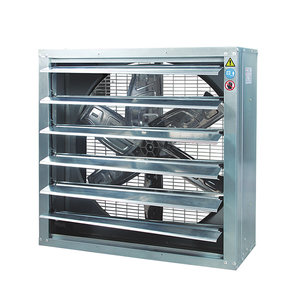 Ventilador de Pared Eléctrico Industrial de 400 mm, Ventilador de Extracción de Presión Negativa con Oscilación, para Talleres, Flujo Axial, Rodamiento de Bolas, OEM/ODM - Product Image 1