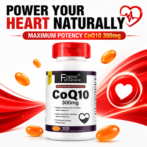 Suplemento de Coenzima Q10 de Marca Privada Shecome, 100 Porciones, 300 mg, para una Alta Absorción, Apoyo a la Salud del Corazón, Suplemento Energético - Product Image 3