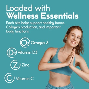 Odm/OEM nhãn hiệu riêng tiên tiến với cây ngưu bàng gốc cho khả năng miễn dịch ruột, năng lượng biển rêu bổ sung Irish biển rêu Gummy - Product Image 5