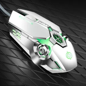 Heißes Produkt K-Snake Q7 4000 Dual DPI 7 Farb beleuchtete USB Gaming Wired Mechanical Mouse