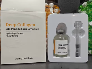 Siero Viso Antirughe al Collagene in Flacone di Vetro, Ampoule <span class=keywords><strong>Anti</strong></span>-Età con Peptidi di Seta, Siero Rassodante Multi-Peptide per il Trucco - Product Image 6