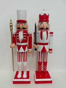 <span class=keywords><strong>Casse</strong></span>-<span class=keywords><strong>noisette</strong></span> en plastique rouge <span class=keywords><strong>et</strong></span> <span class=keywords><strong>blanc</strong></span> avec lumière pour décorations de Noël en intérieur - Product Image 3