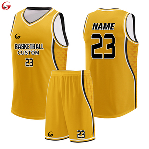 Maillot de basket-ball personnalisé grande taille pour hommes, chemises d'entraînement imprimées numériquement avec numéros, ensemble d'uniformes de basket-ball pour jeunes B25053 - Product Image 1