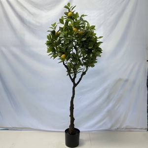 Bonsái verde artificial grande respetuoso con el medio ambiente, planta de imitación decorativa <span class=keywords><strong>para</strong></span> interiores con maceta <span class=keywords><strong>para</strong></span> hoteles de oficina, restaurantes y habitaciones - Product Image 2