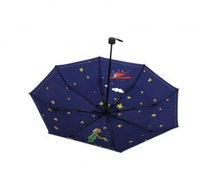 Paraguas Plegable de Tres Secciones de 21 Pulgadas * 8K con Diseño Personalizado del Principito, Precio de Fábrica OEM - Product Image 4