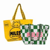 Sacs à provisions Miles taille personnalisée Eco PP tissé longueur de la poignée personnalisée sacs promotionnels PP recyclables et réutilisables