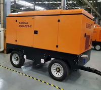 Compresseur d'air diesel mobile innovant avec moteur EPA, garantie 1 an, équipement robuste de 2300 kg pour l'ingénierie