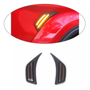 Luz <span class=keywords><strong>de</strong></span> Ventilación <span class=keywords><strong>de</strong></span> Guardabarros, Lámpara <span class=keywords><strong>de</strong></span> Posición <span class=keywords><strong>Lateral</strong></span>, Reemplazo <span class=keywords><strong>de</strong></span> Luz Direccional para Jeep Wrangler JL 2018+, Gladiator JT, Luces LED Delanteras para Guardabarros - Product Image 2