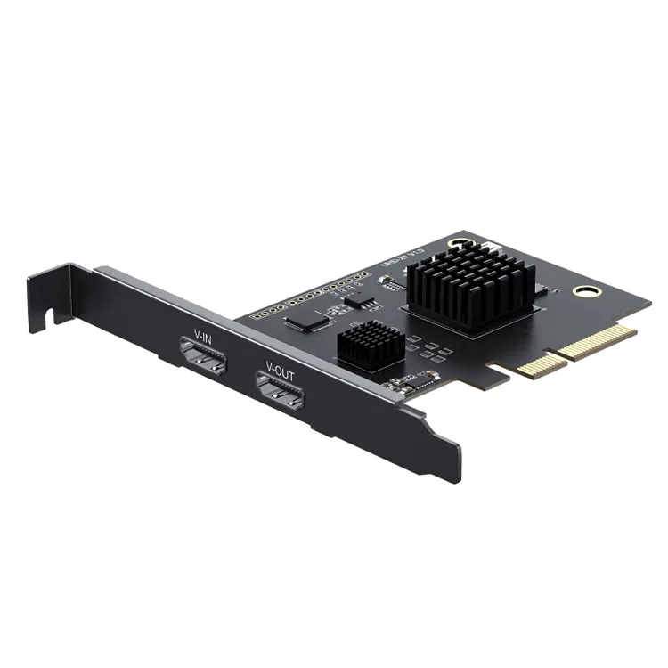 Ultra-niedrige Verzögerung 4K 1080P 60Hz Videoaufnahme Karte Host-Schnittstelle PClE Internal HDMI 20Gbps YUY2 für Gaming-Live-Streaming