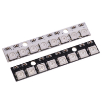 5V 1Bit 3 4Bit 7 8Bit 9 12Bit 16Bit 24Bit 32Bit 64 Bits WS2812 5050 RGB LED Ring Lamp Light + Pilotes intégrés pour Arduino Diy