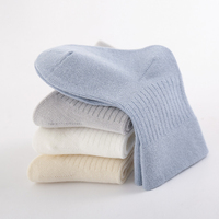 Mignon bébé chaussettes en gros coton chaussette 5 paires ensemble Pack filles garçons Double aiguille couleur unie bébé chaussette pour nouveau-né bébé enfants