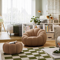 Fauteuil de salon capitonné moderne, mobilier confortable pour la maison, nouvelle arrivée pour chambre, appartement, villas