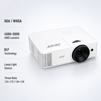 Projecteur Acer 4500 5000 lm ANSI V66X V66WP DLP à haute luminosité, projecteur pour l'éducation, le bureau et les entreprises, projecteur HD 3D