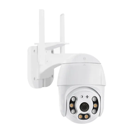 Cámara de Seguridad WiFi HD 1080P de 4MP a Todo Color con Visión Nocturna a Color 24/7 y Audio Bidireccional para Monitoreo Perimetral en Exteriores