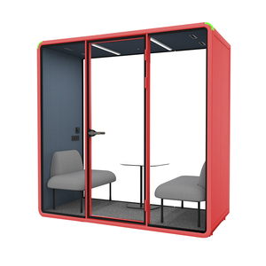 Cabine Acoustique Cabine Téléphonique Privée 2 Personnes Cabine Insonorisée Cabine Téléphonique Intérieure Pod Bureau - Product Image 2