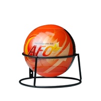 Boule extinctrice automatique 1,3 kg, poudre sèche ABC, activation automatique, boule anti-incendie avec support pour la sécurité incendie
