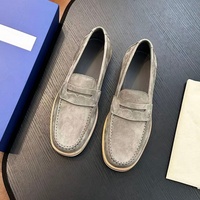 Mocassins Penny en Cuir de Vachette de Haute Qualité pour Hommes, Style Designer JJW, Chaussures Décontractées et Habillées, Chaussures de Marche Professionnelles